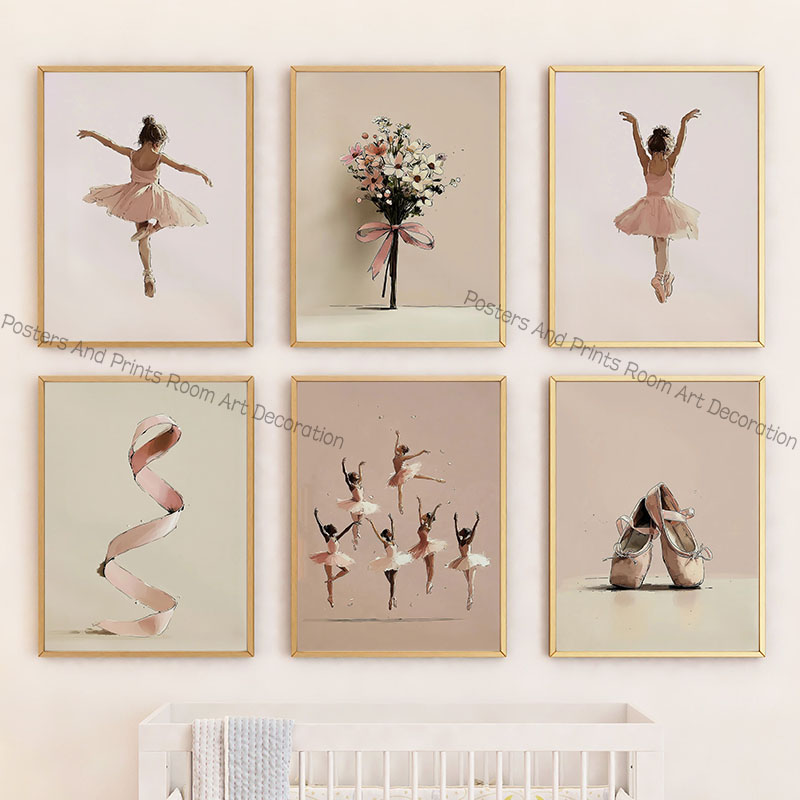 Waterproof Spray Shoe - Poster Moderno con Scarpette da Ballerina