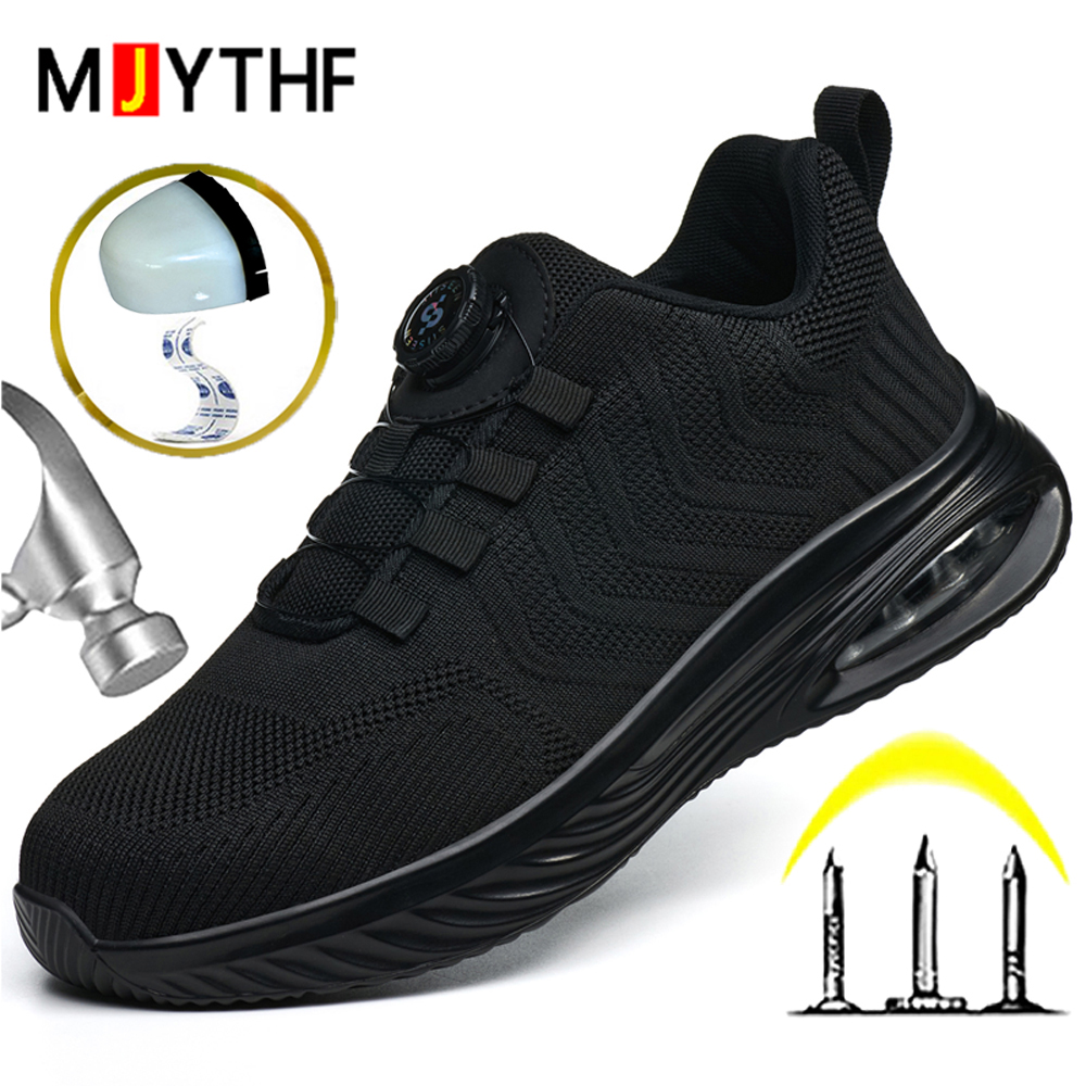 Sneaker Care - Scarpe Antinfortunistiche con Pulsante Rotante, Sneakers